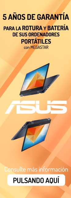 Garantías portátiles ASUS ExpertBook con Megastar